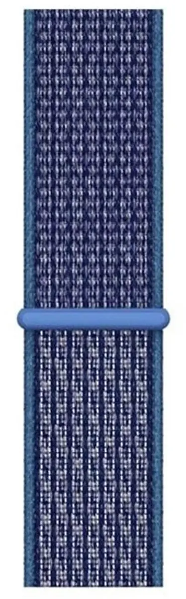 MobiQ Nylon Bandje Apple Watch 40mm - Donkerblauw