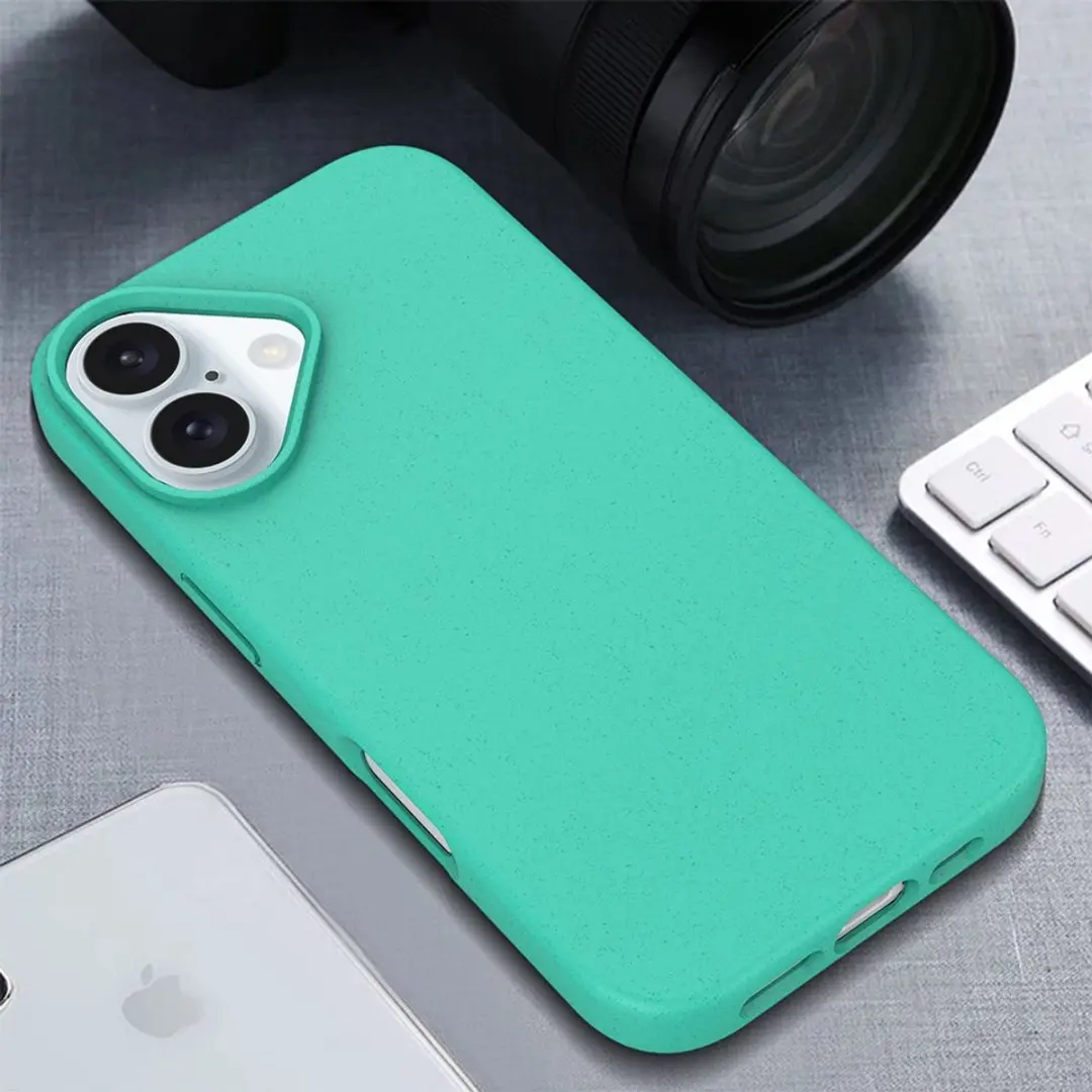 MobiQ Flexibel Eco Hoesje iPhone 16 Plus - Groen - 46-00177