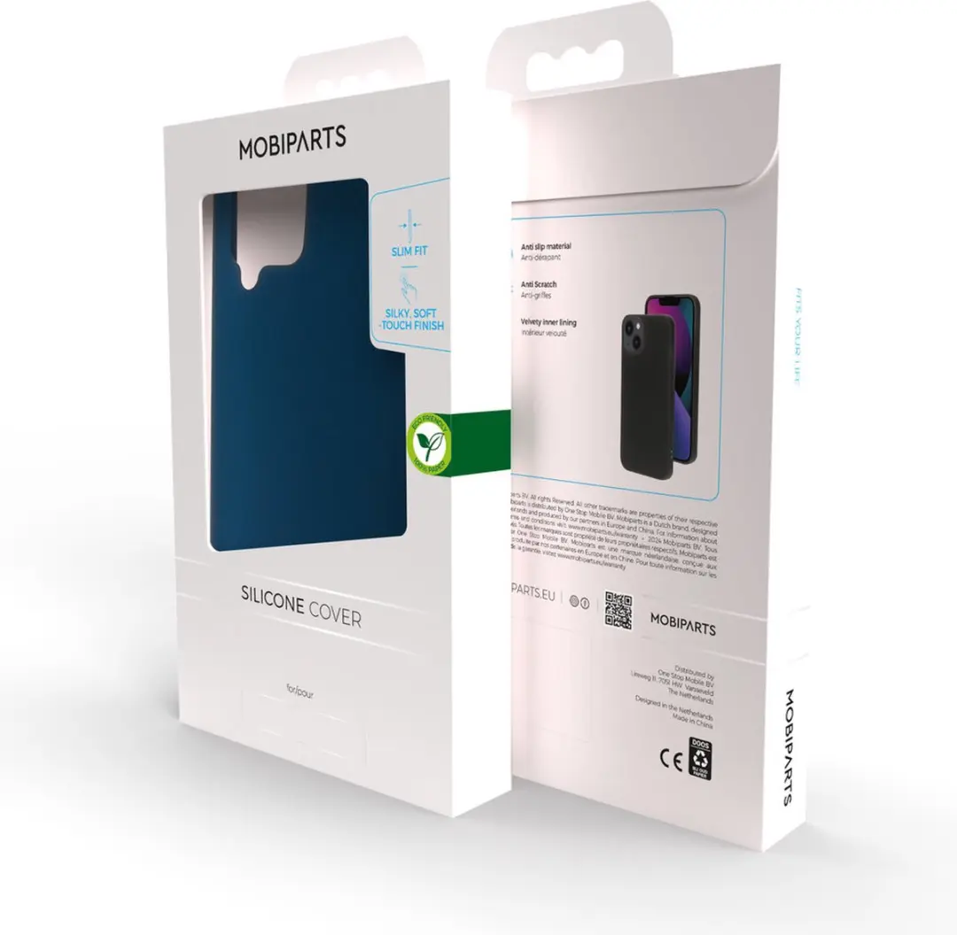 Mobiparts Silicone Cover MP-5000242 - Samsung Galaxy A42 5G - Blauw