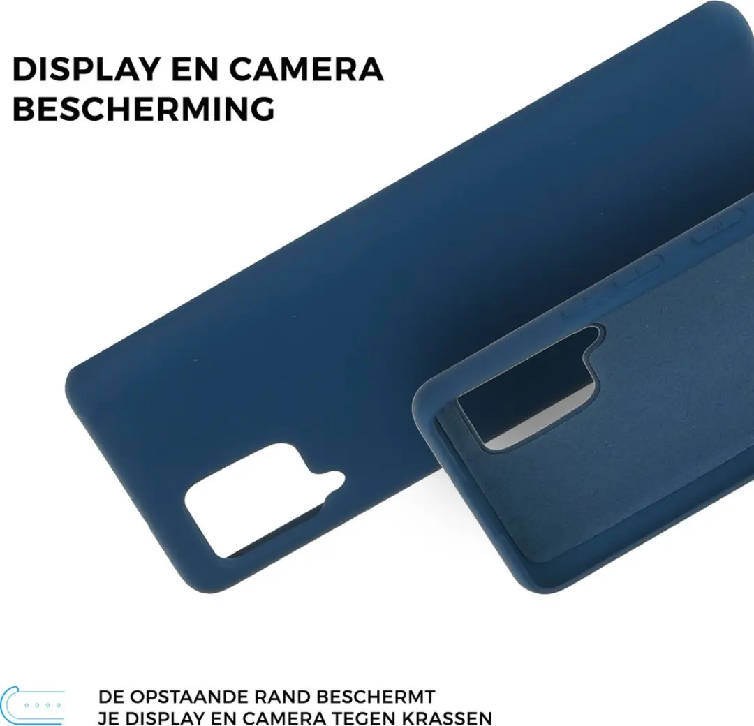 Mobiparts Silicone Cover MP-5000242 - Samsung Galaxy A42 5G - Blauw