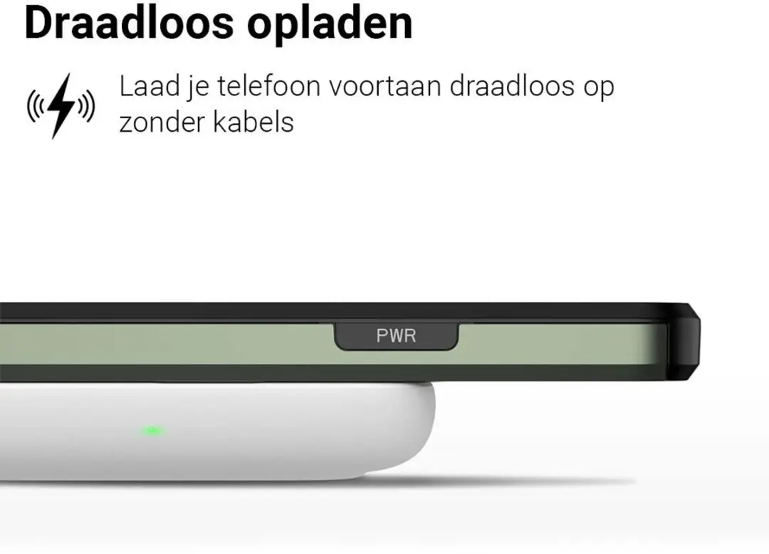 MobiQ Hybrid Card iPhone 17 Pro Hoesje - groen - MPN 46-01128