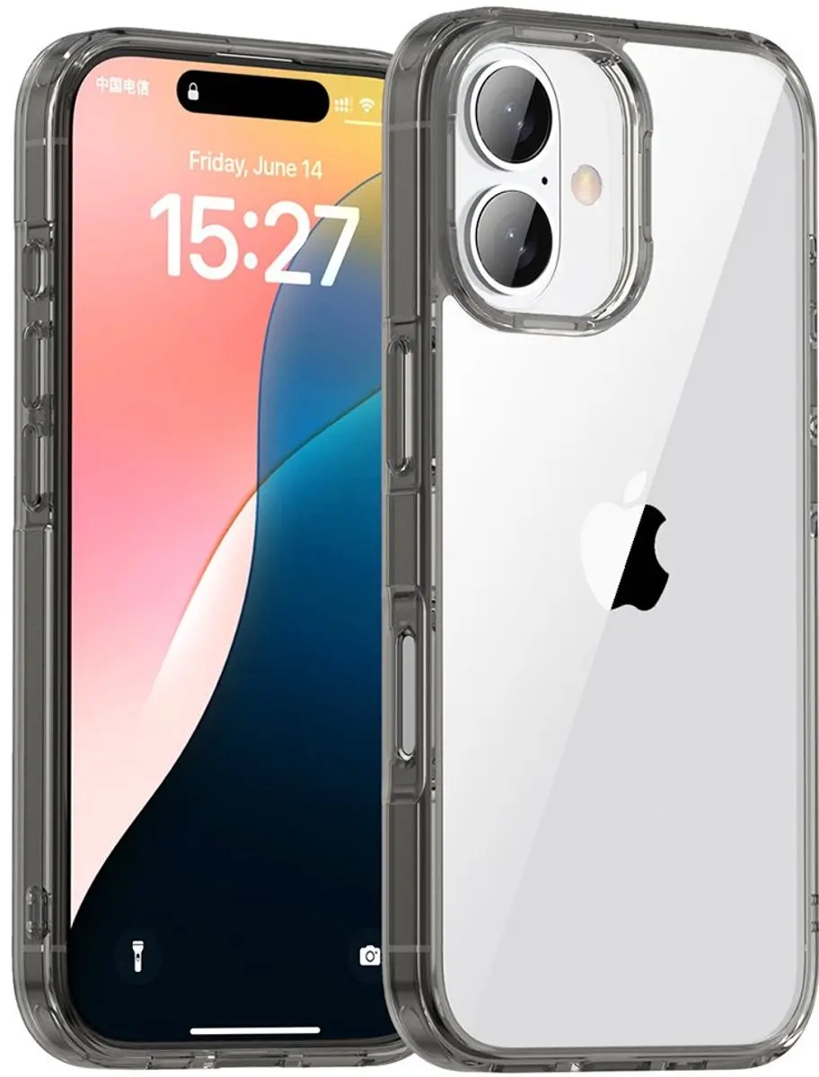 MobiQ Transparant Schokbestendig Hoesje iPhone 16