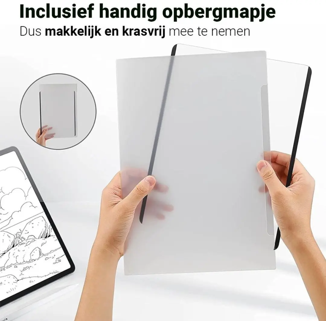 MobiQ 46-00506 Magnetische Screenprotector - iPad Pro 13 (2024) - Transparant