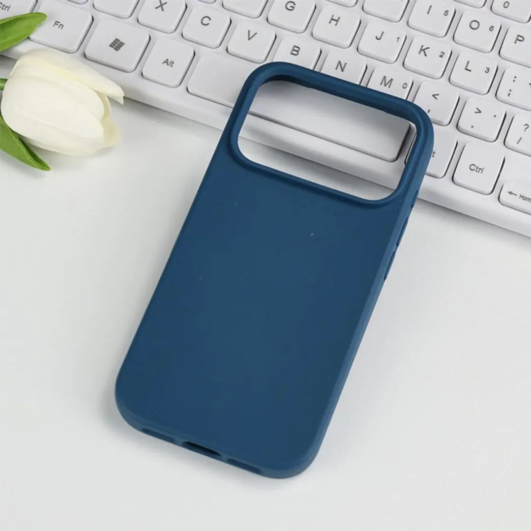 MobiQ Flexibel Eco Hoesje iPhone 17 Pro 46-01366 - Blauw