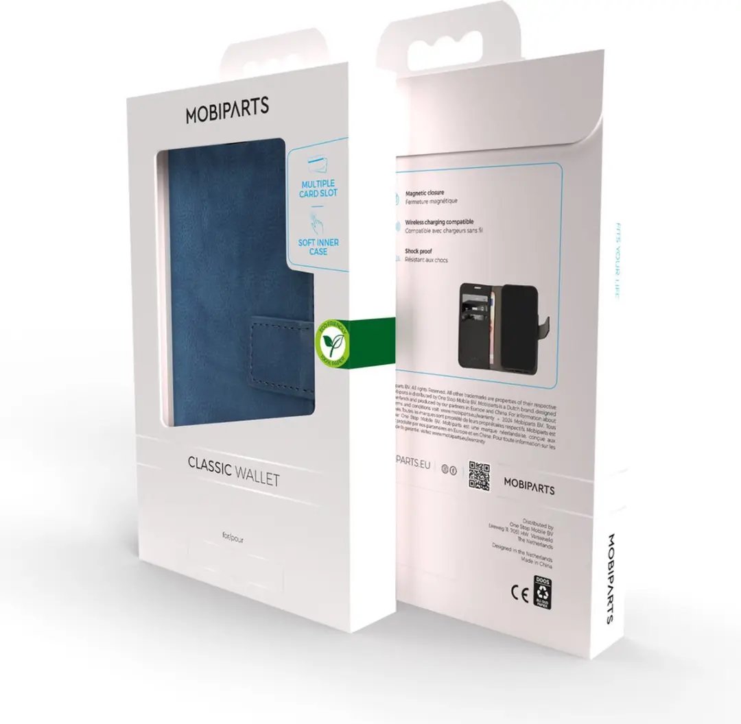 Mobiparts Classic Wallet Hoesje MP-5001102 - Blauw