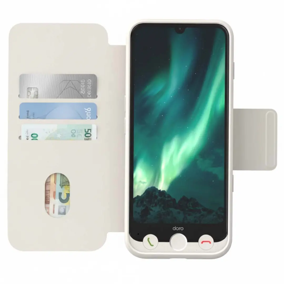 Doro Aurora A30 Wallet Case - Wit