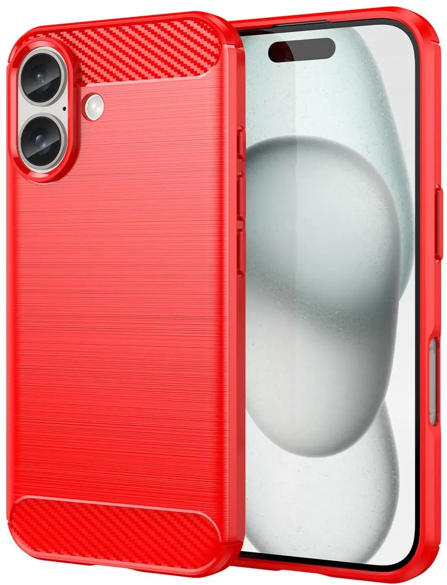 MobiQ Carbon Look Hoesje iPhone 16 Plus