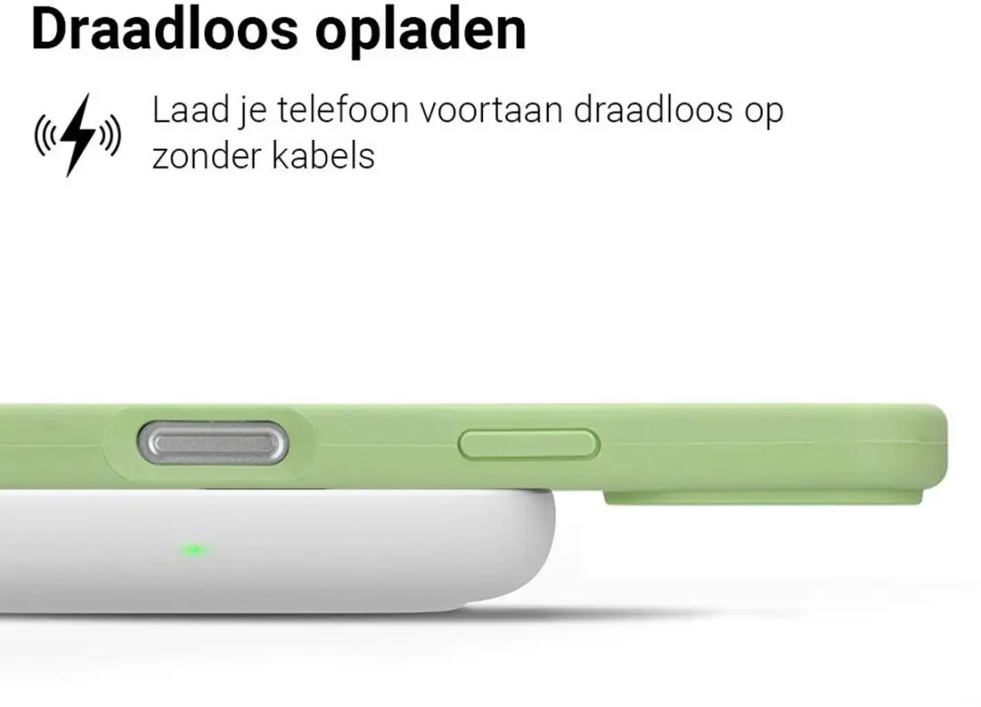 MobiQ Liquid Siliconen Hoesje iPhone 17 Pro Max 46-01437 - Mintgroen