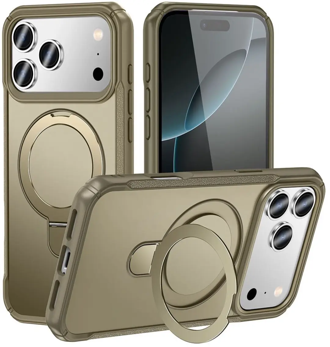 MobiQ Magnetisch Ringstand MagSafe Hoesje iPhone 17 Pro