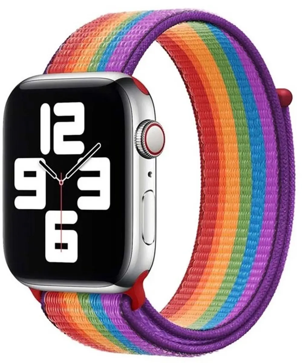 MobiQ Nylon Bandje Apple Watch 49mm