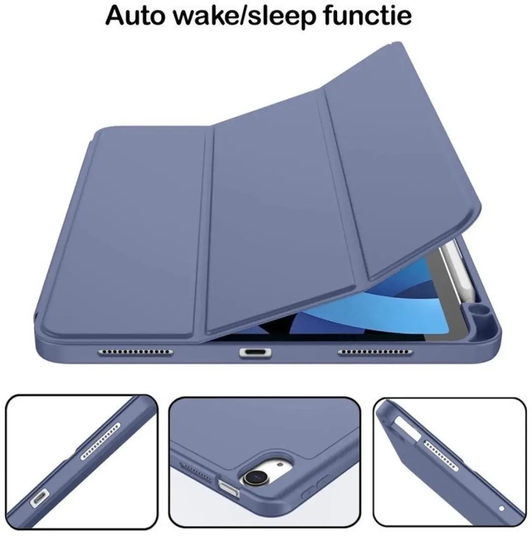 MobiQ Flexibele Trifold Hoes 46-00790 - iPad 11 inch - Lavender Grey