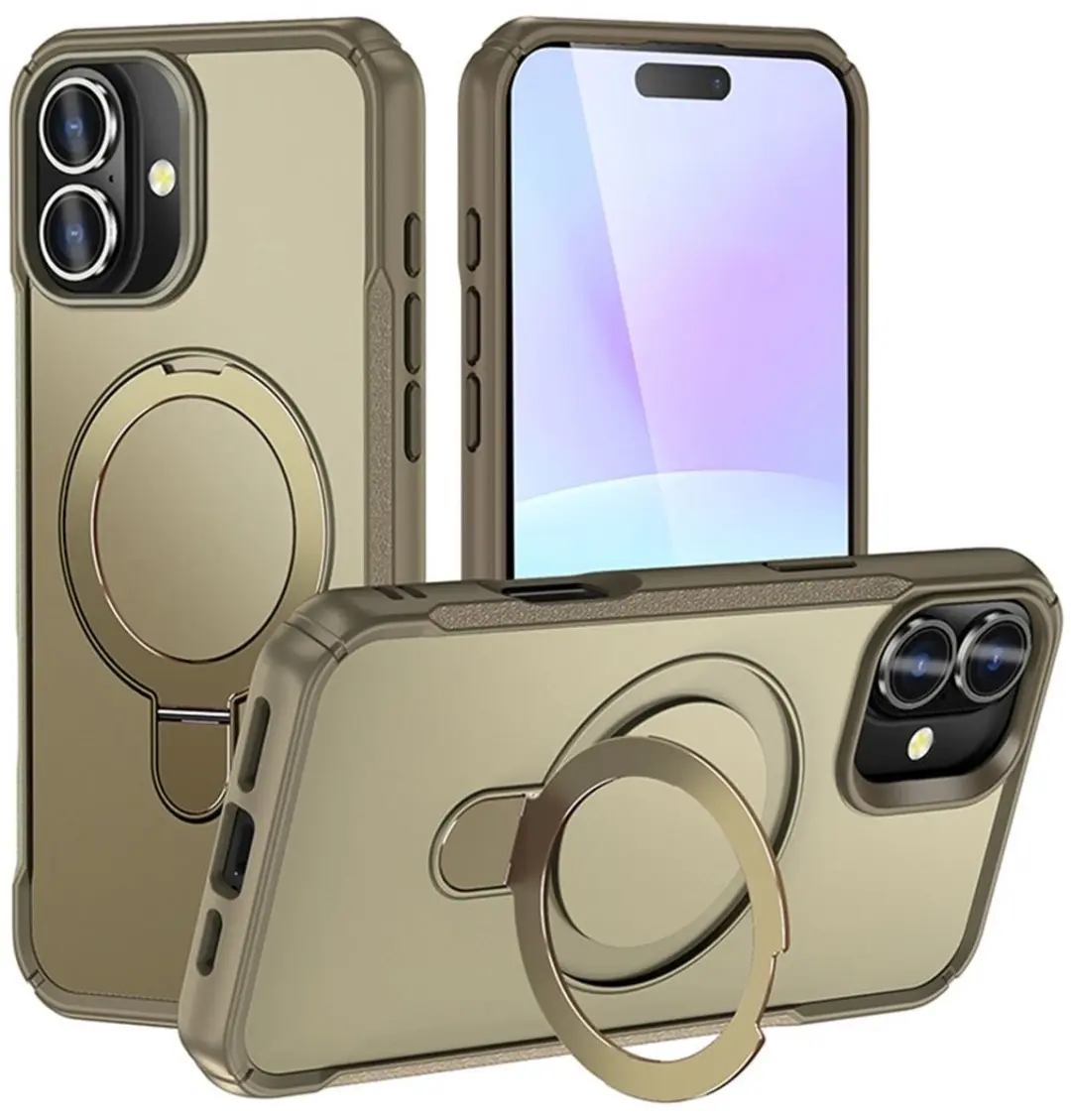 MobiQ Magnetisch Ringstand MagSafe Hoesje iPhone 17