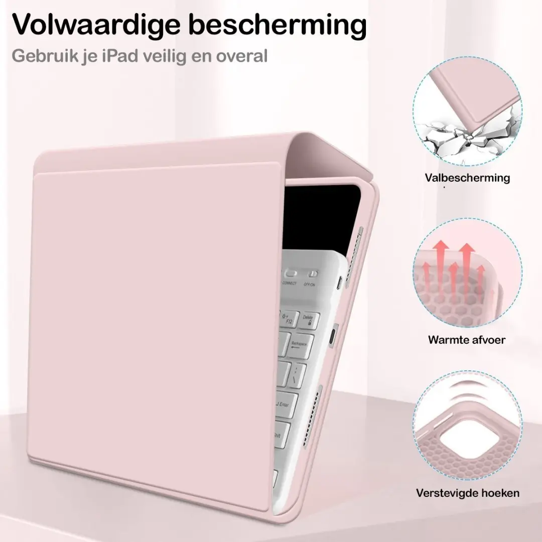 MobiQ Hoes met Toetsenbord voor iPad Air 13