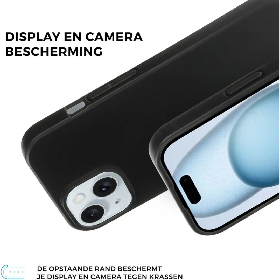 Mobiparts Classic TPU Hoesje iPhone 15 - MP-5001715 - Zwart