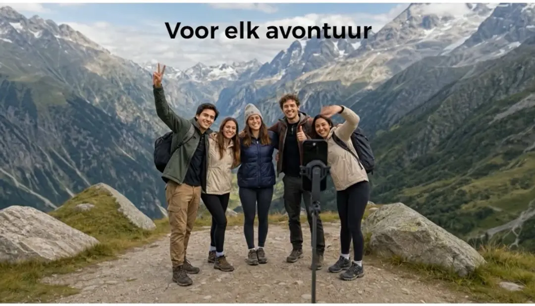 Mobiparts Selfie Stick MP-132103 - MagSafe Telefoonhouder - Zwart
