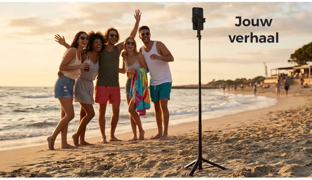 Mobiparts Selfie Stick MP-132103 - MagSafe Telefoonhouder - Zwart