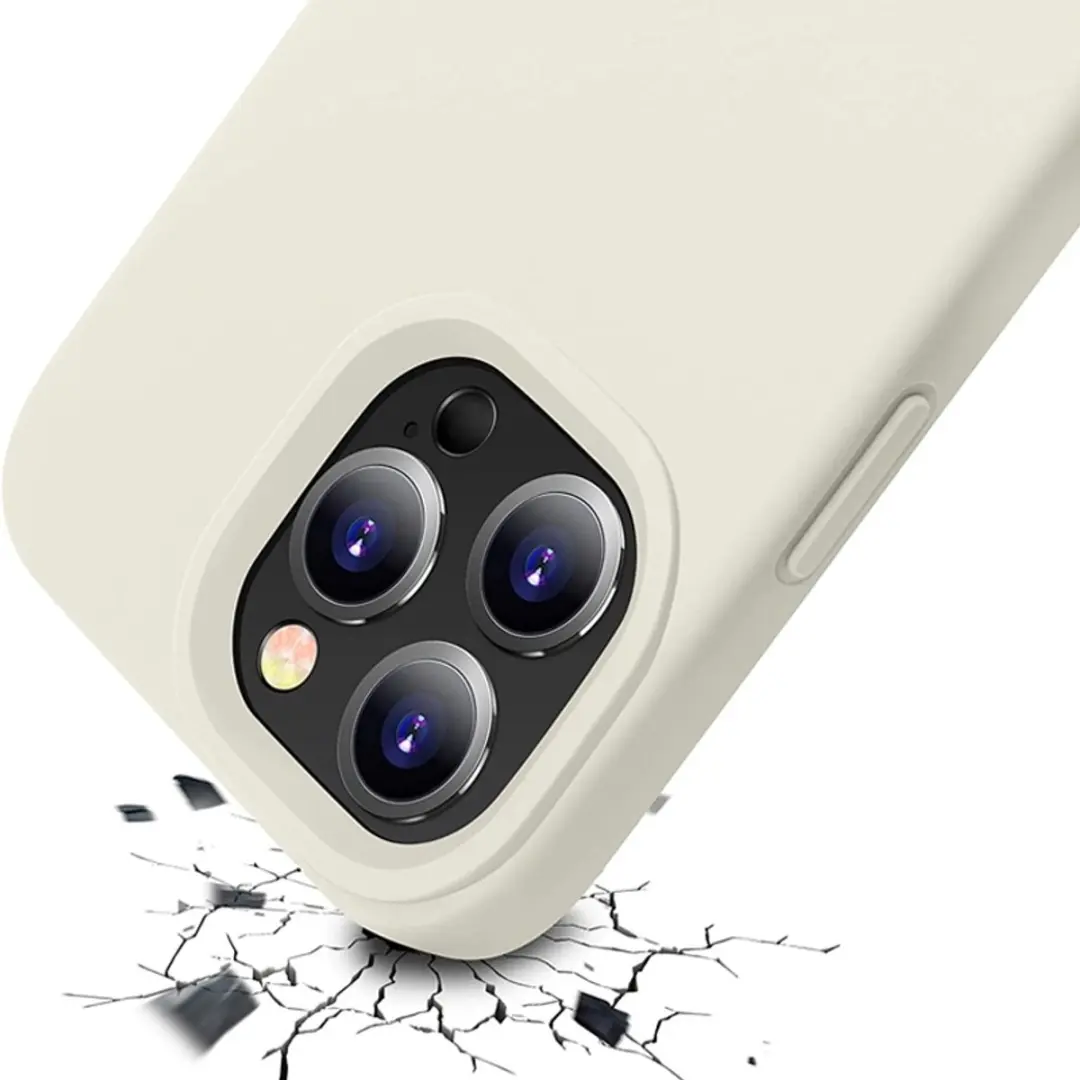 MobiQ 13-02183 iPhone 14 Pro Max Hoesje - Lichtgrijs