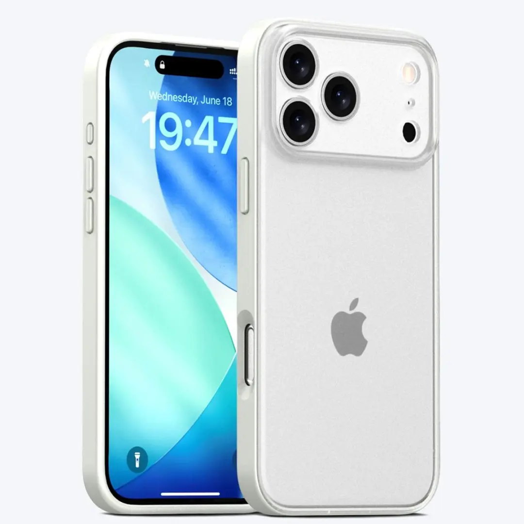 MobiQ Frosted Rugged Bumper Hoesje iPhone 17 Pro Max 46-01486