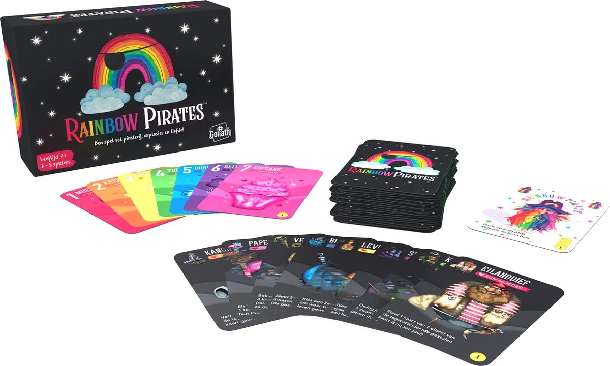 Goliath Rainbow Pirates Kaartspel - 2-5 Spelers