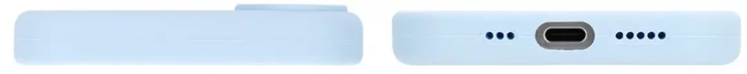 MobiQ Liquid Silicone Hoesje iPhone 16 Plus 46-00143 - Lichtblauw