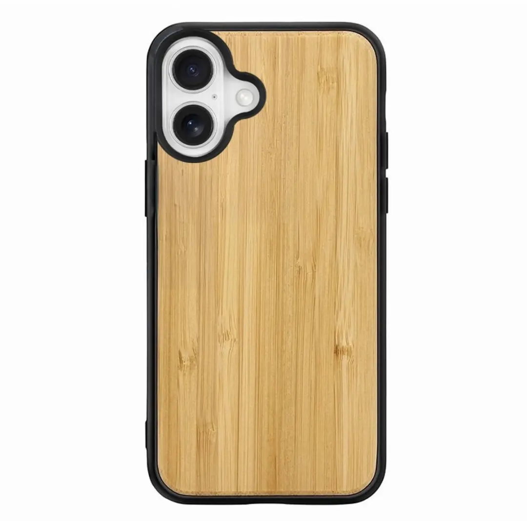MobiQ Houten Backcover iPhone 17 - Bamboe - MPN 46-01174