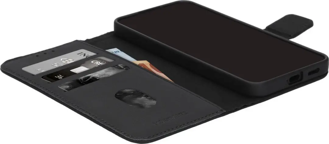 Mobiparts MP-128591 Leather Wallet Case - Samsung Galaxy S25 Plus - Zwart