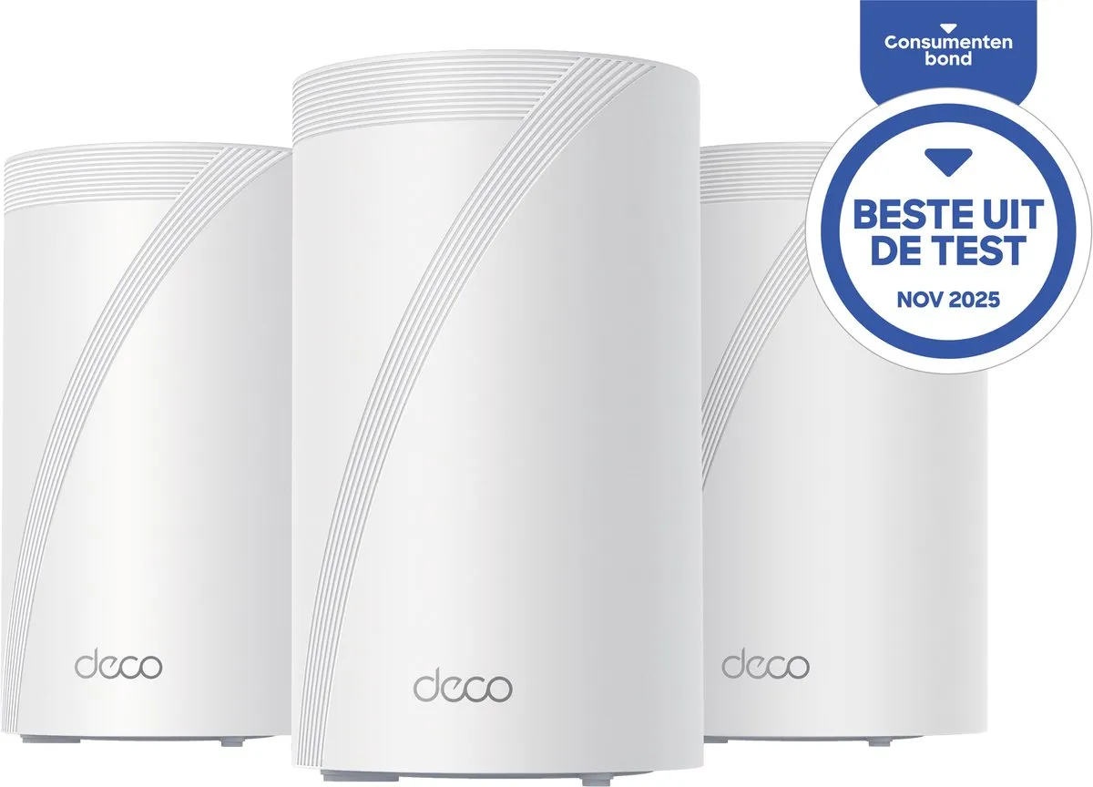 TP-Link Deco BE65 Pro WiFi 7 Mesh-systeem - 3 Stuks - Wit