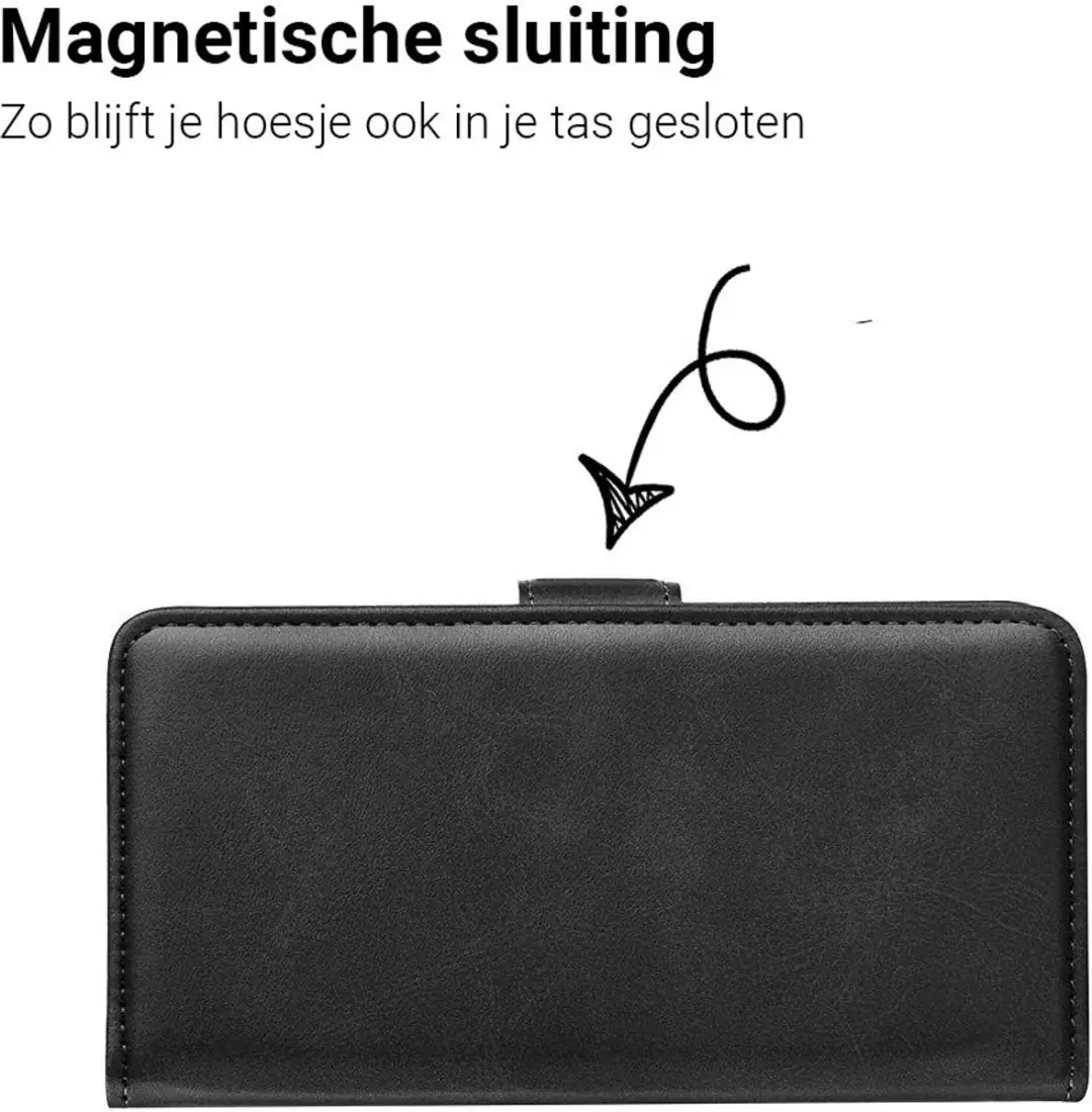 MobiQ PU Lederen Wallet Hoesje 46-01475 - iPhone 17 Pro Max - lichtbruin