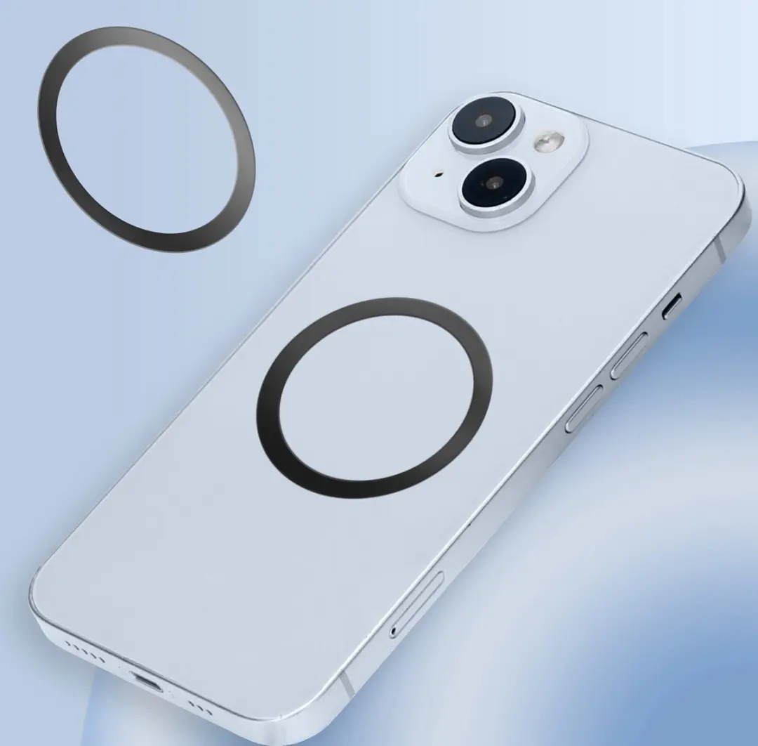 Mobiparts MagSafe Ring Black - 2 Stuks