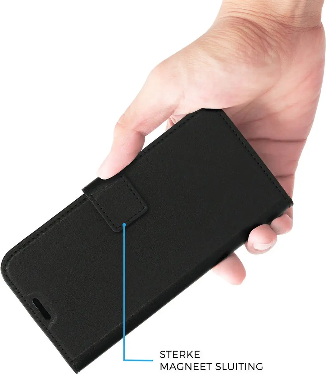 Mobiparts MP-125657 Hoesje Samsung Galaxy A15 - Wallet - Eco Leer - Zwart