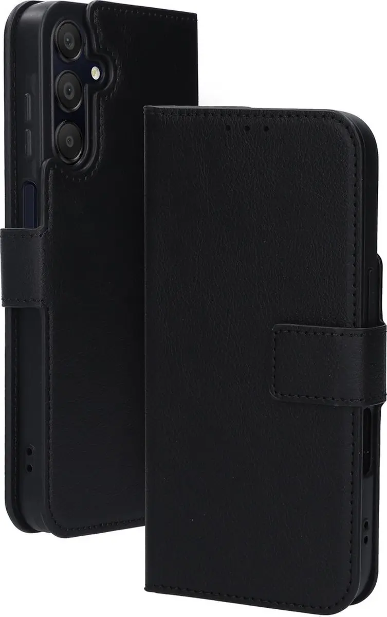 Mobiparts MP-125657 Hoesje Samsung Galaxy A15 - Wallet - Eco Leer - Zwart - afbeelding 6 van 6