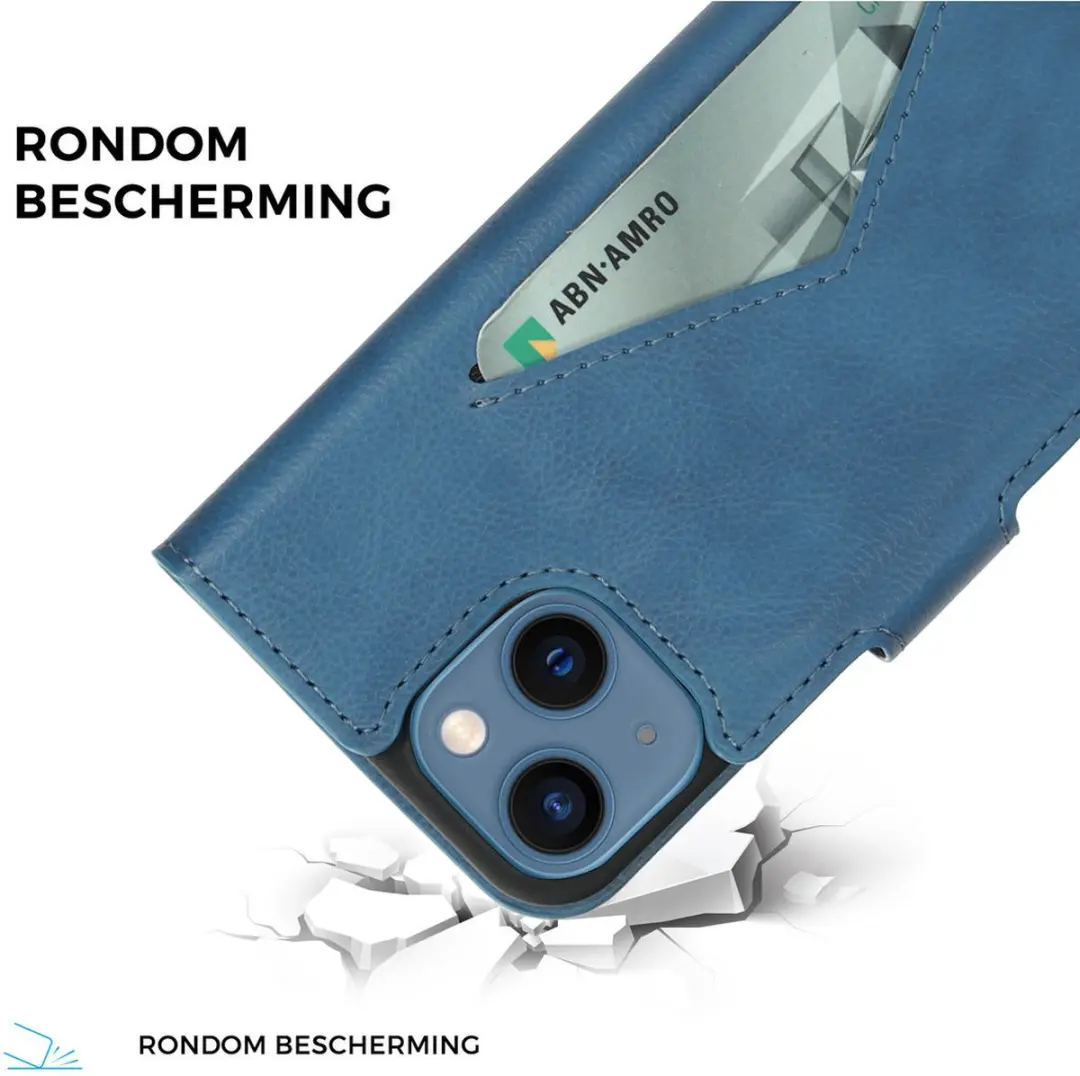 Mobiparts Classic Wallet Hoesje iPhone 13 Mini - Blauw MP-5000554