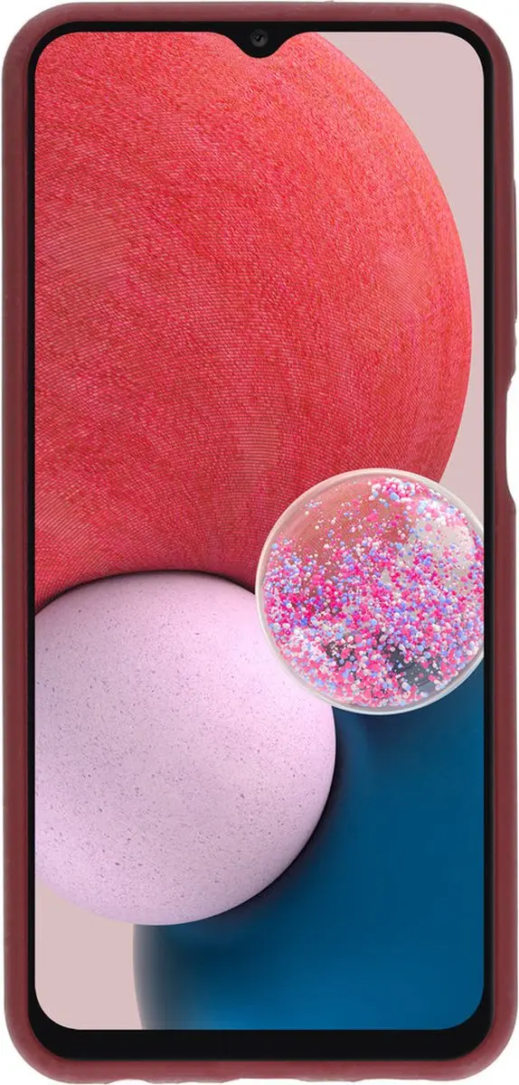 Mobiparts Hoesje Samsung Galaxy A13 4G - Siliconen - Paars Rood