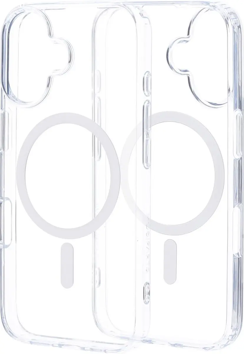 Mobiparts Hoesje iPhone 16 Hardcover MagSafe Transparant MP-127197