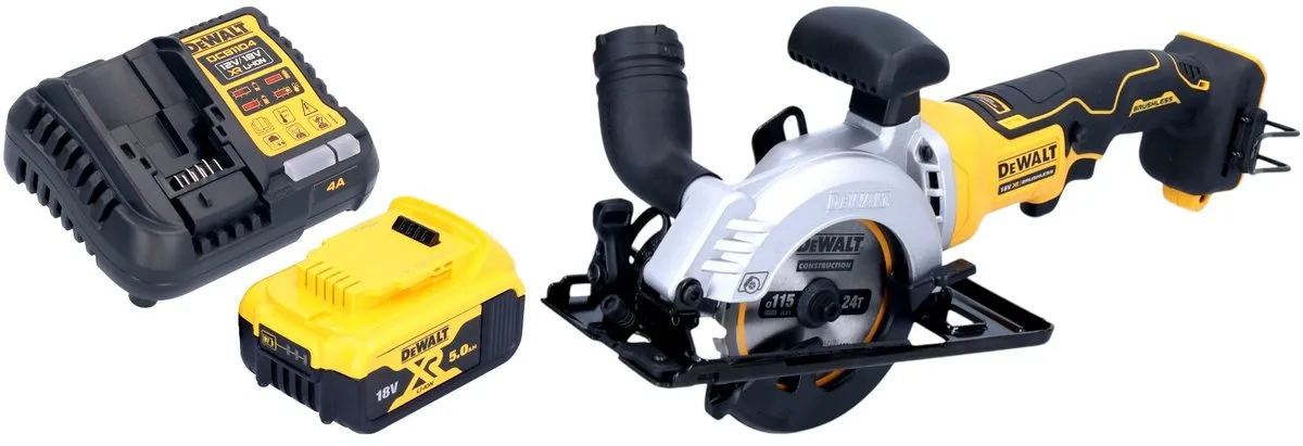 DeWalt DCS571 Accucirkelzaag 18V 115mm