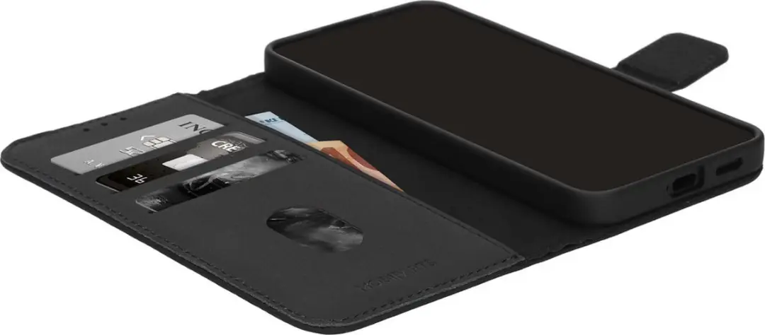Mobiparts MP-127158 Leather Wallet Case - Samsung Galaxy A35 - Zwart