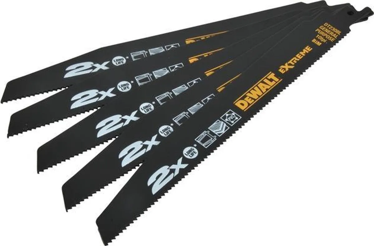 DeWalt DT2308L Reciprozaagblad Metaal