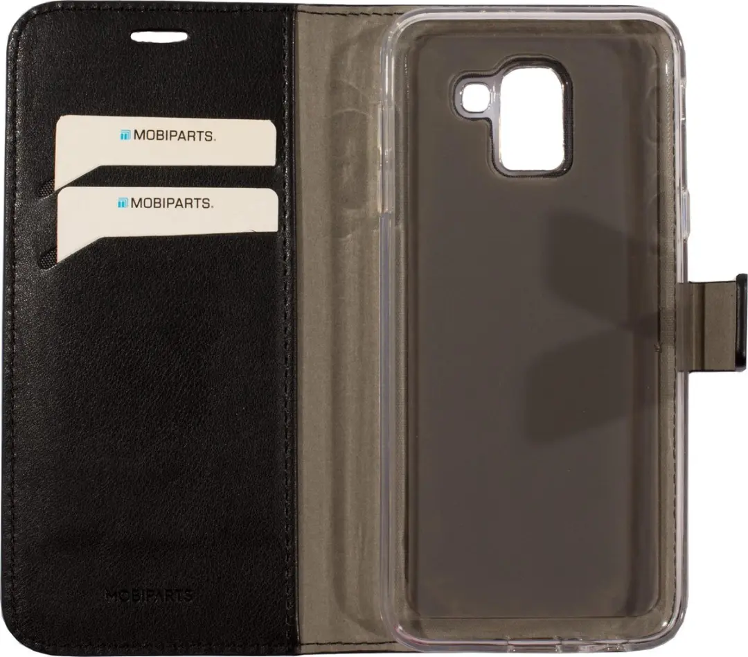 Mobiparts MP-77251 Hoesje Samsung Galaxy J6 Wallet - Zwart - afbeelding 6 van 6