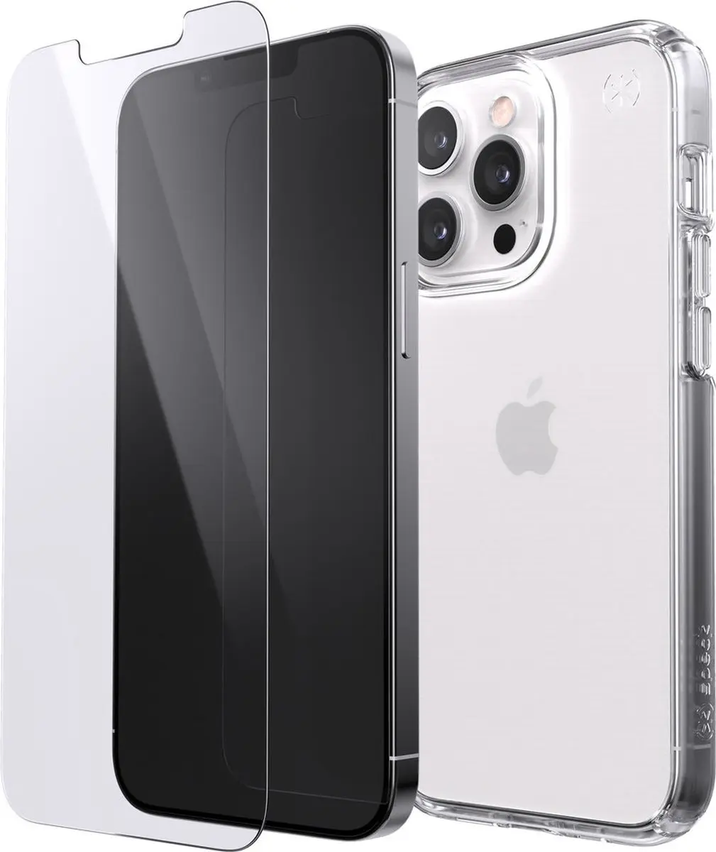 Speck Presidio Perfect Clear iPhone 13 Pro Hoesje - Transparant