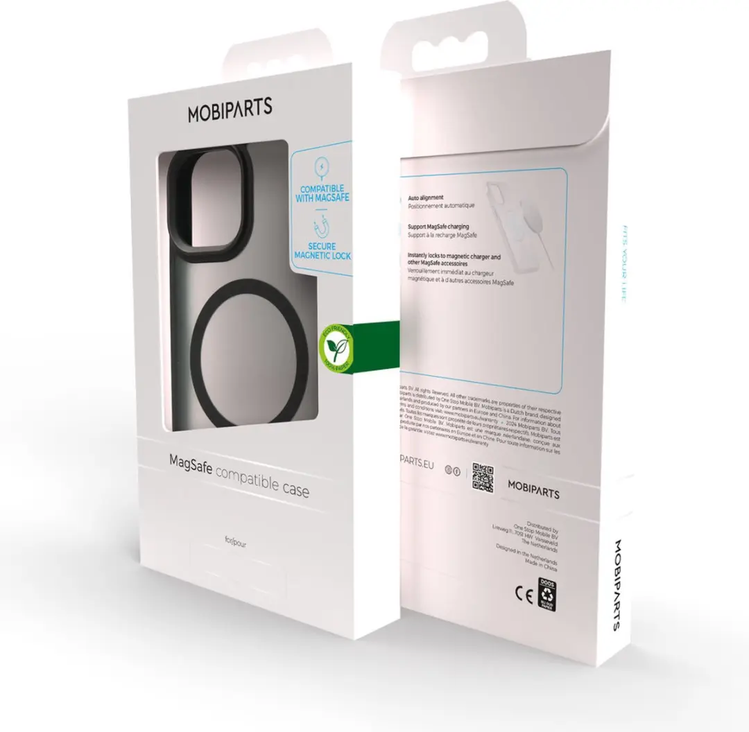 Mobiparts MP-5001489 MagSafe Hoesje - iPhone 12 Pro - Zwart