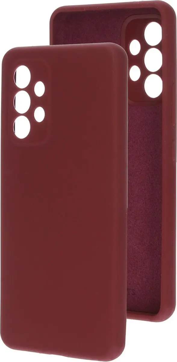 Mobiparts Hoesje Samsung Galaxy A53 5G - Siliconen - Paars/Rood MP-121857