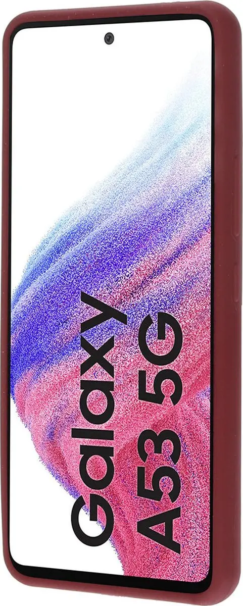 Mobiparts Hoesje Samsung Galaxy A53 5G - Siliconen - Paars/Rood MP-121857