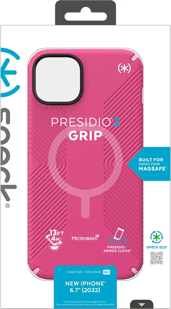 Speck Presidio2 Grip 150117-3067 iPhone-hoesje - Roze