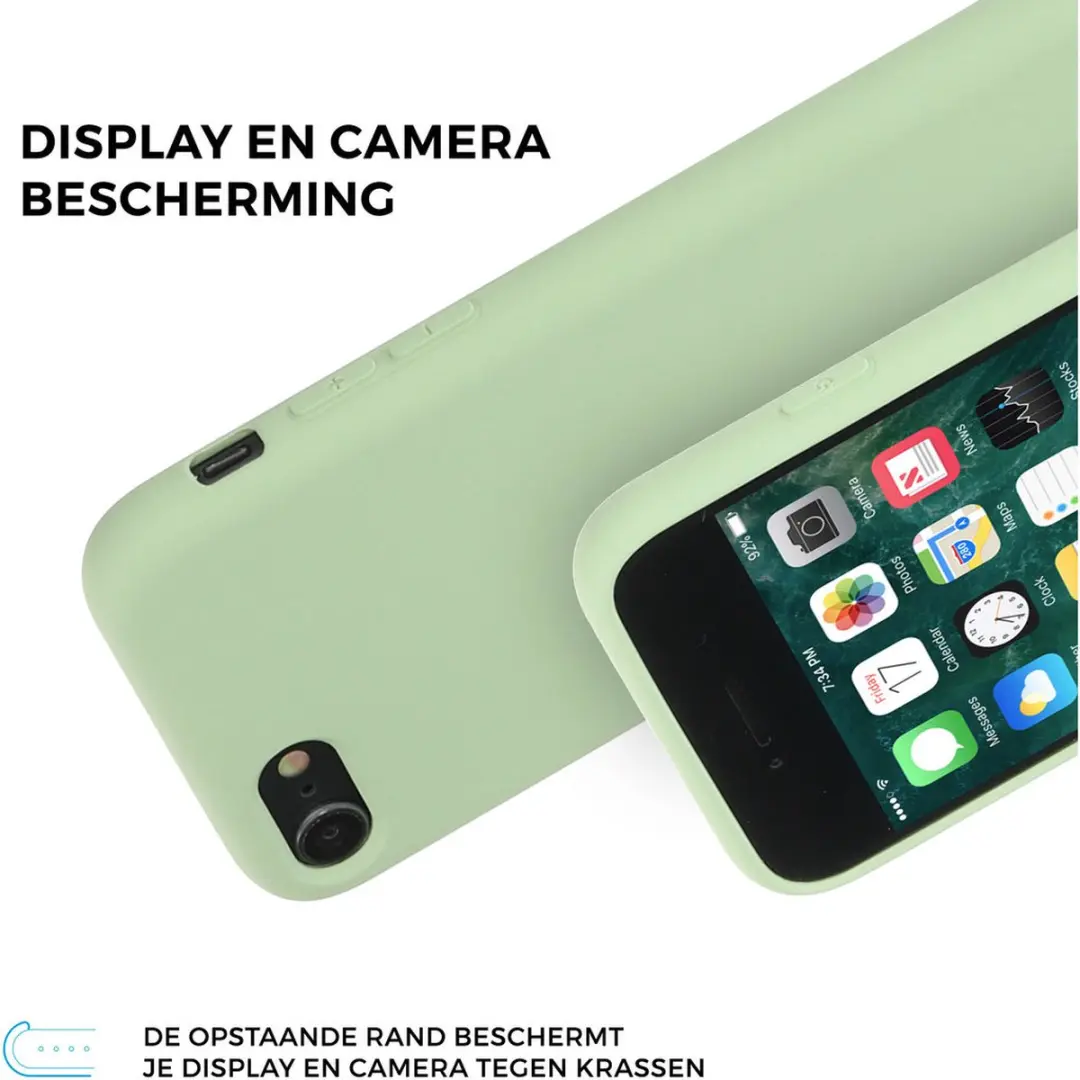 Mobiparts Silicone Cover iPhone SE (2022) MP-5002711 - Groen