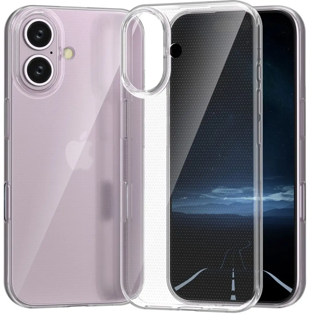 MobiQ Hoesje iPhone 16 Plus Transparant - 46-00127