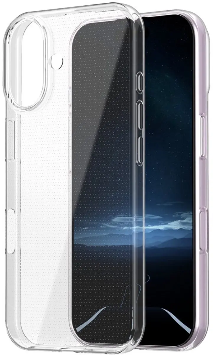 MobiQ Hoesje iPhone 16 Plus Transparant - 46-00127