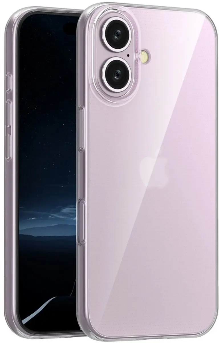 MobiQ Hoesje iPhone 16 Plus Transparant