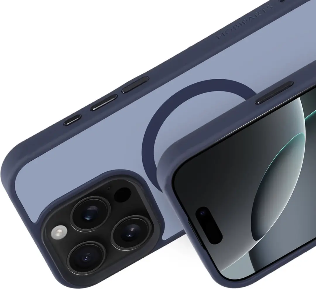 Mobiparts Hoesje iPhone 16 Pro MagSafe Blauw - MP-127211