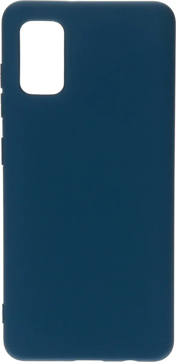 Mobiparts Hoesje Samsung Galaxy A41 - Siliconen - Blauw - MP-108405