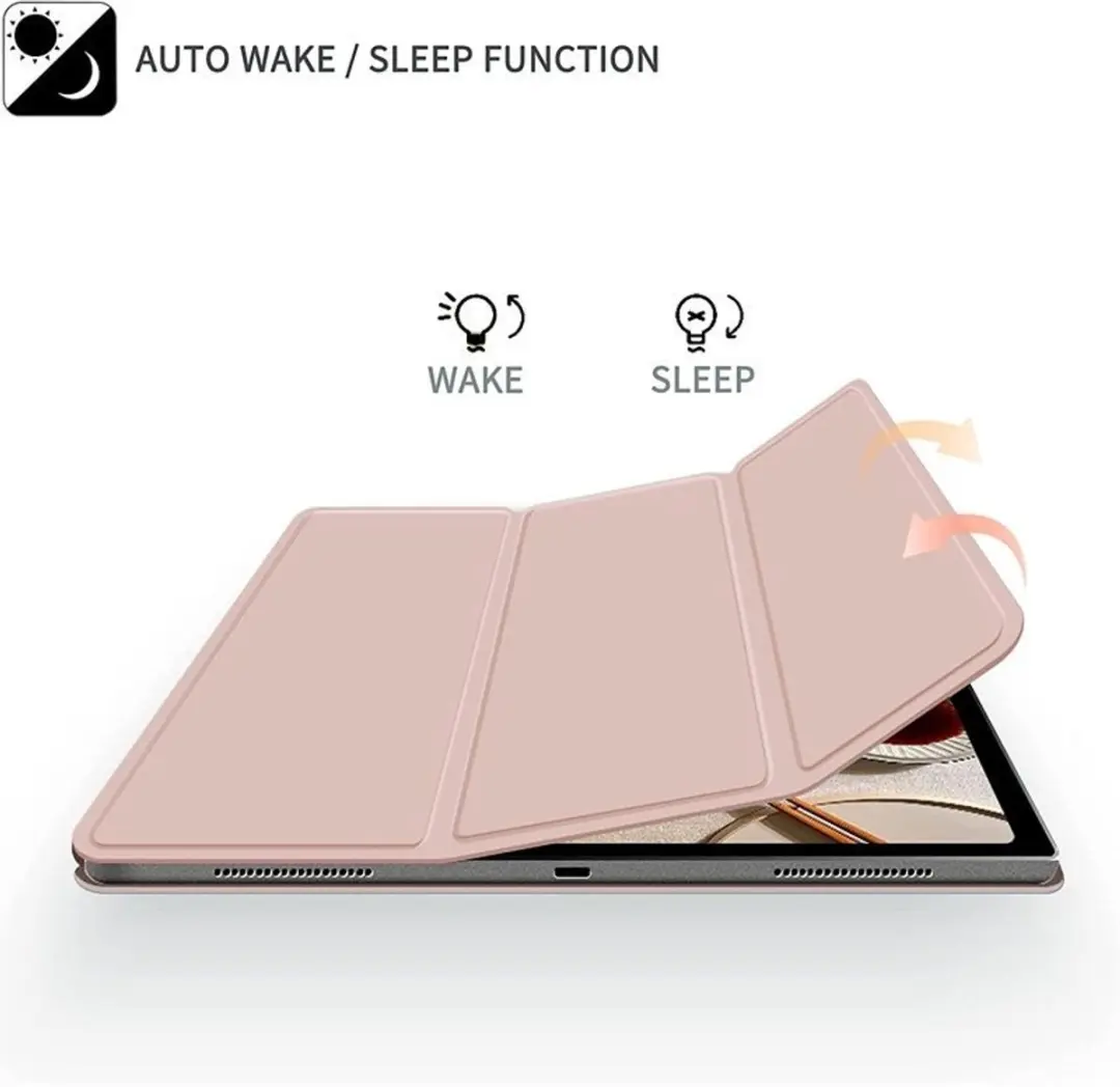 MobiQ Magnetische Folio Case 46-00924 - iPad Air 11 (2025) Roze